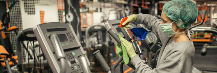 commercial gym cleaners